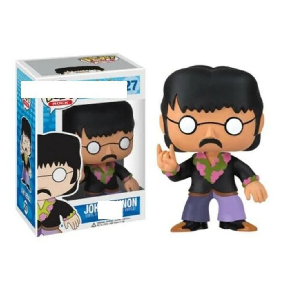 Funko Pop The Beatles Action Toy Figures Member of A Well-known Rock Band George Harrison John Winston Model Kid Birthday Gift