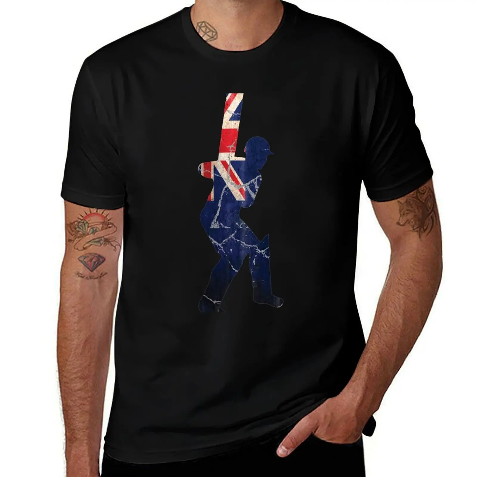 Cricket Cricket Player Gift England United Kingdom T-Shirt Casual Fashion Short Sleeve Cotton T-Shirt