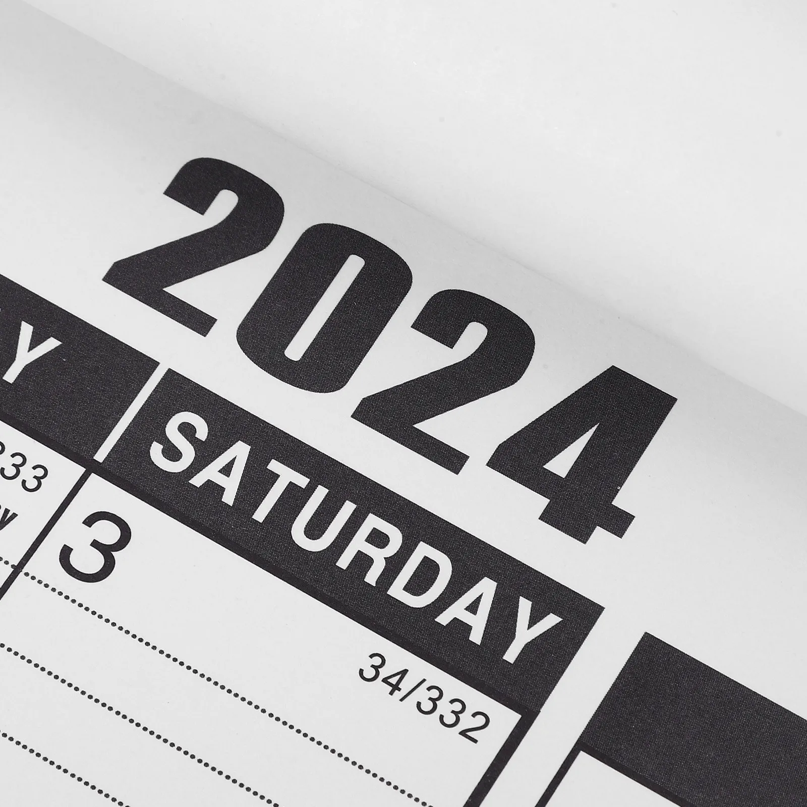 Hanging Calendar 2024 English Office Wall Calendar Note Daily Use Monthly Schedule Planner Sturdy Household Office Supplies