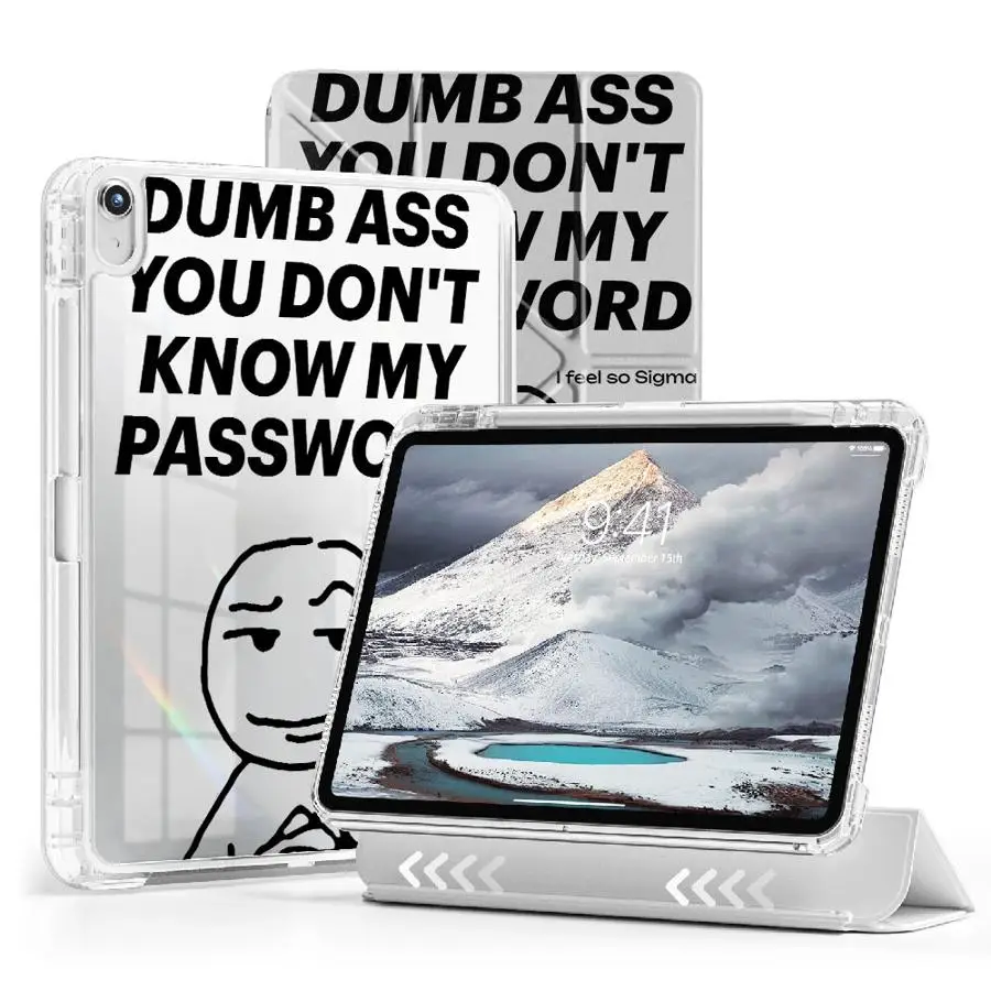 

Чехол-подставка для планшетов iPad 11-го, 10-го, 9-го, 8-го, 7-го поколений, 12.9-дюймовых Pro 2025, Air 4, 5, M3, M2, M4, 11-дюймовых Mini 6, 7, Y-Fold Creative