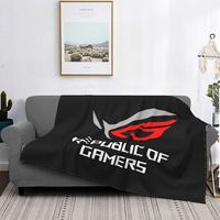 Asus Rog Republic Of Gamers The Choice Of Champions Blanket Thicken New Style Mechanical Wash