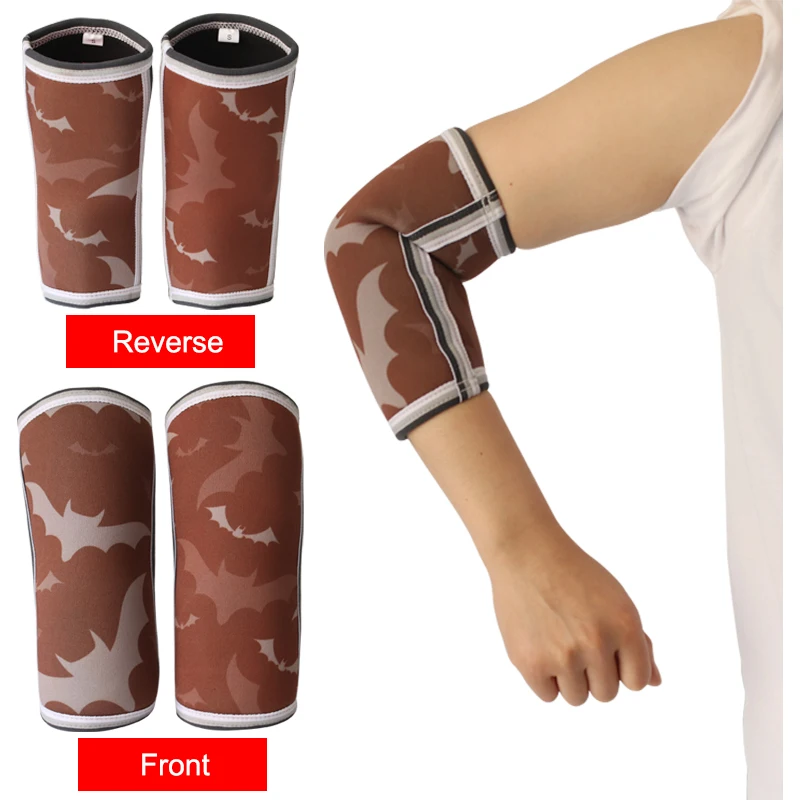 Elastic Basketball Elbow Support, Compression Elbow Brace, Protector, Volleyball, Fitness Bandage Pads, 5mm Thick