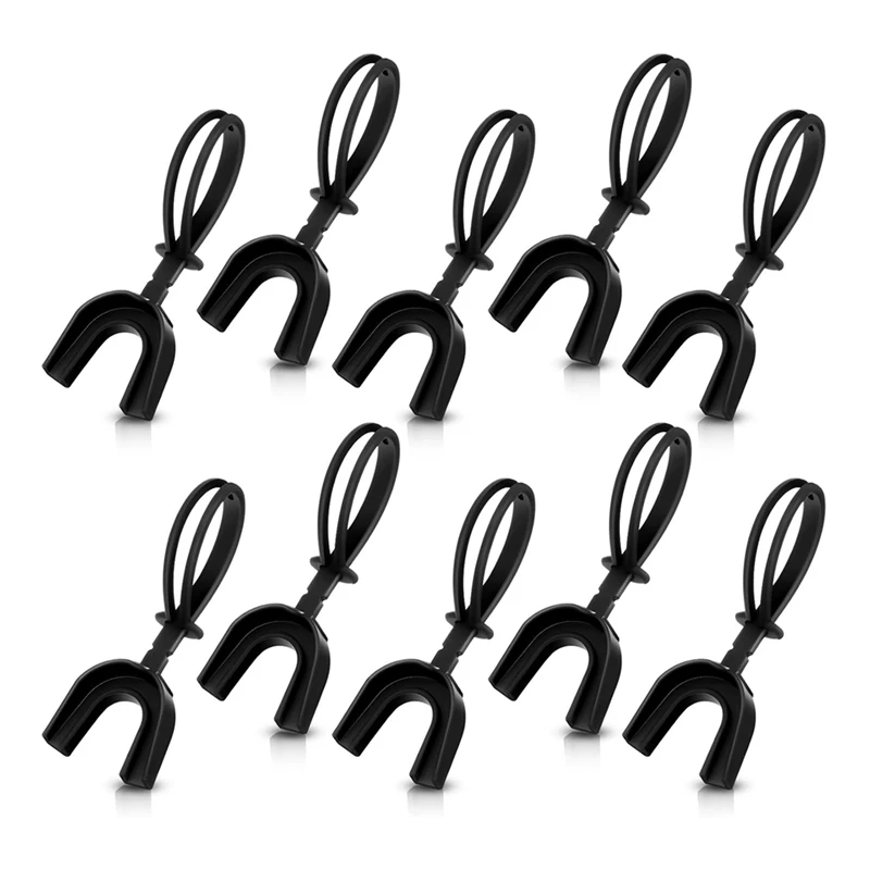 

10 Pcs Strapped Mouth Guard Sports Mouthguard With Strap For Adult For Boxing Basketball Hockey Taekwondo