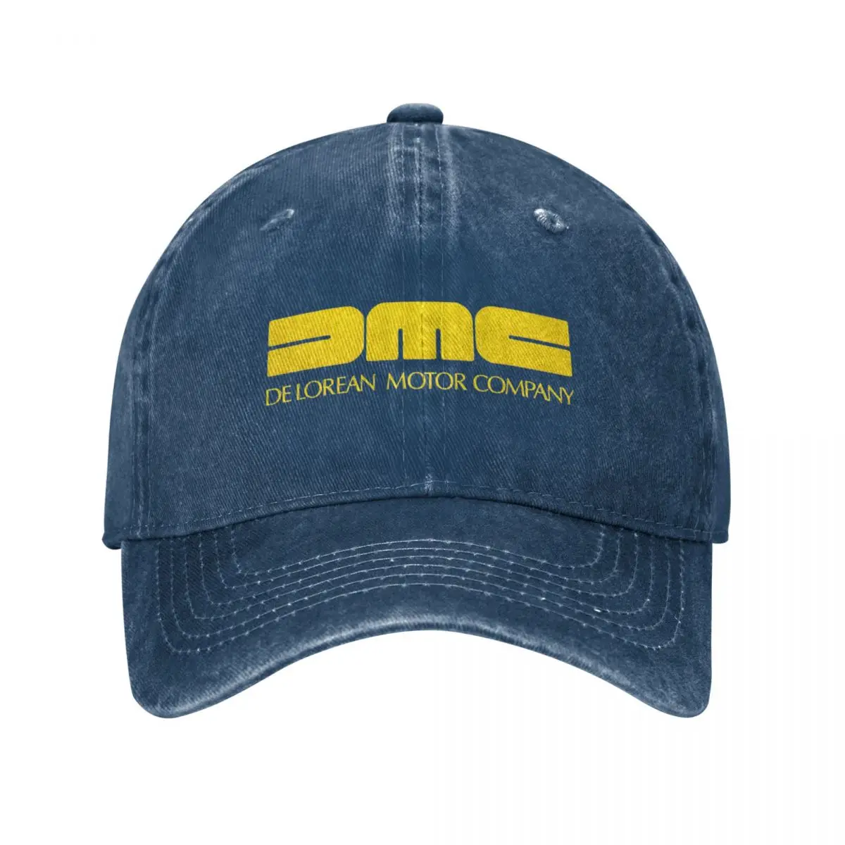 DMC Delorean-Motor Company Baseball Cap Fashion Distressed Cotton Sun Cap Men Women Outdoor Running Golf Unstructured Soft Hat