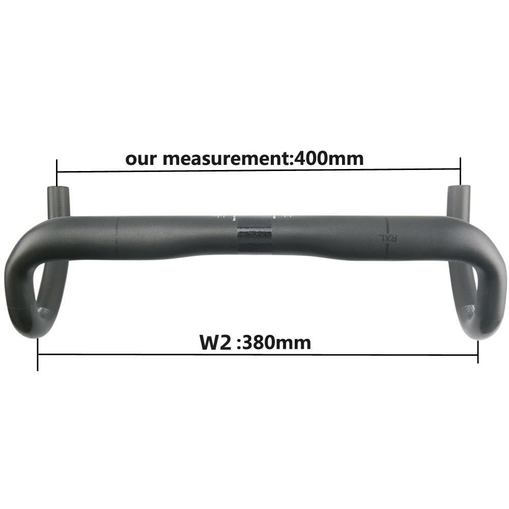 RXL SL 31,8 mm Carbon Drop Bar Rennrad Lenker 380/400/420/440 mm UD Matte Externe Routing Rennrad Lenker