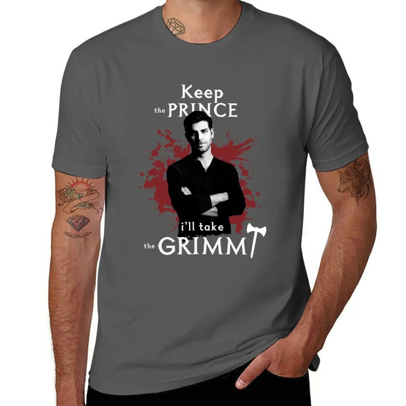 

New Keep the prince, I'll take the Grimm T-Shirt funny t shirt black t shirts mens clothes