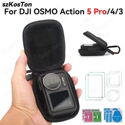 Storage Bag Case for GoPro 13 12 11 10 DJI Osmo Action 5 Pro 4 Portable Box Sport Camera Waterproof Protective Case Accessories