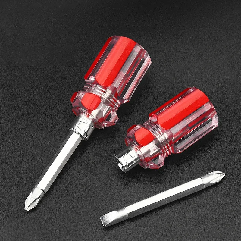 Screwdriver Interchangeable Function Short Phillips Slotted Impact Hammer Lat  Repair Tool