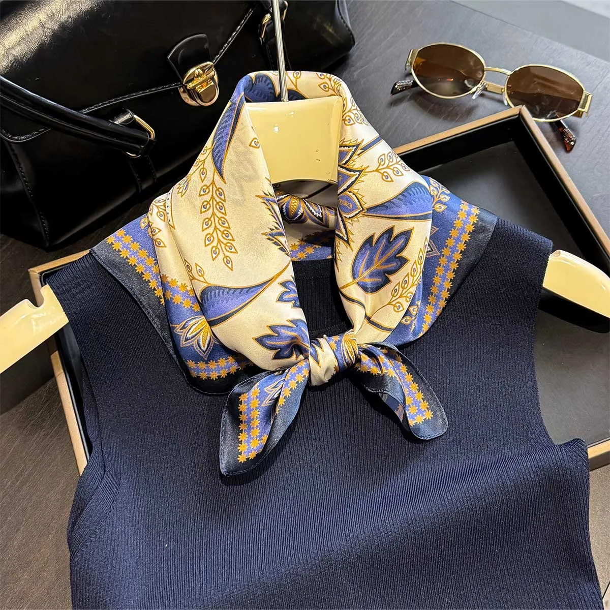 100% وشاح حريري طبيعي شالات نسائية يلتف للسيدات أوشحة فولارد الباشمينا منديل حجاب نسائي باندانا فاخر bufanda