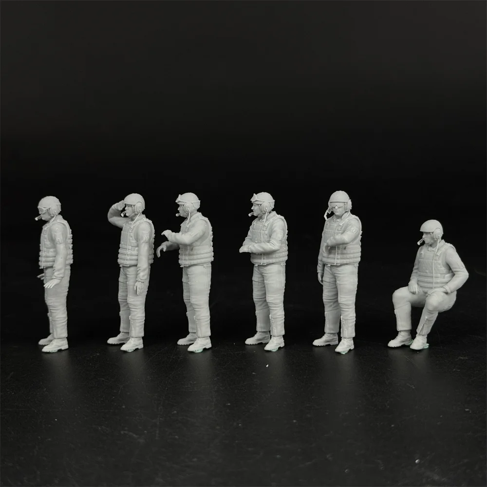 1/35 مقياس أبرامز العسكرية الحديثة طاقم دبابة الولايات المتحدة أرقام الراتنج أطقم منمذجة الحرب المصغرة #4