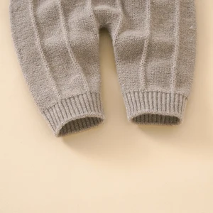 Bebê meninos e meninas sem mangas macacão de malha, recém-nascido infantil Netural Strap macacões, conjuntos de criança, chapéus roupas, moda 10 principais vendas roupa de principe para bebe - №4