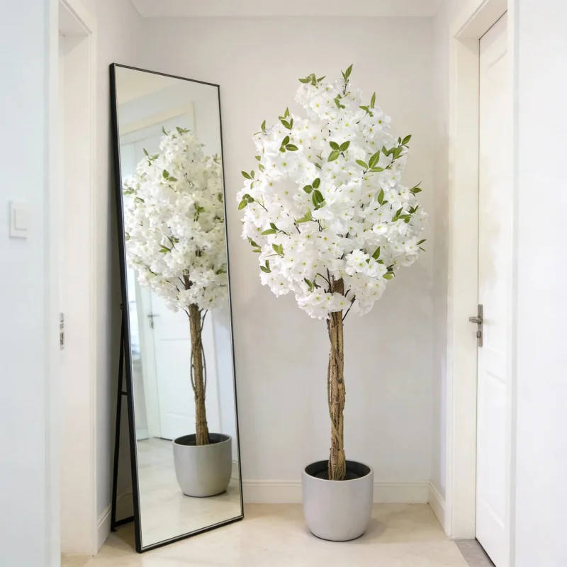 

6ft Artificial Cherry Blossom Tree Japanese Sakura Natural Touch Soft for Wedding Spring Valentine's Day Christmas Indoor