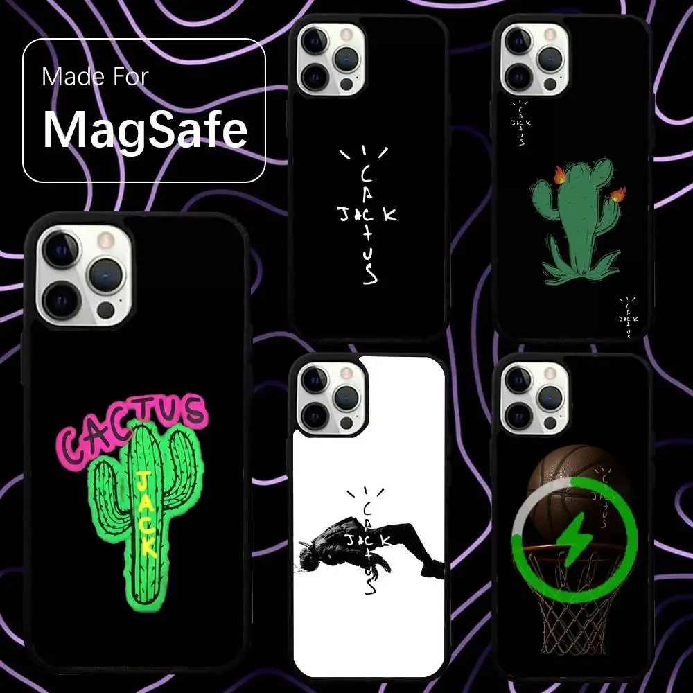 

C-Cactus J-Jack Phone Case For iPhone 17,16,15,14,13,12,11,Pro,Max,Plus,Mini,SE,Air Magsafe Magnetic Wireless Charging
