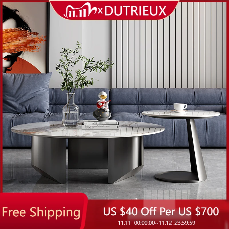 

Standing Unique Side Table Decoration Service Dinner Writing Center Aesthetic Coffee Table Clear Kaffee Tische Home Furniture