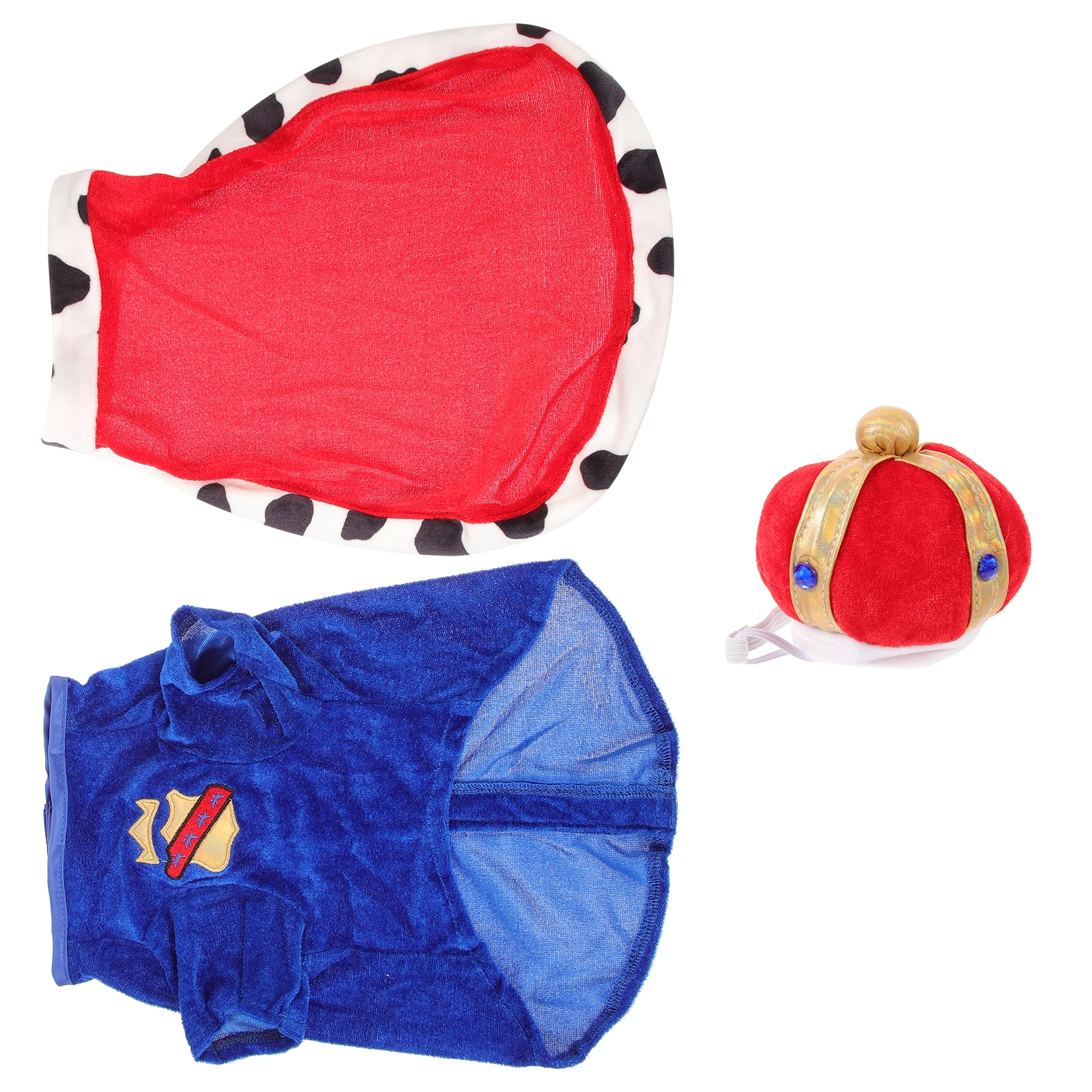 

Dogs Winter Clothes Pet Cape Blue Mantle Boy Stylish Overcoat Fashionable Dog Costume Sweet Design Safe Material Non Fading