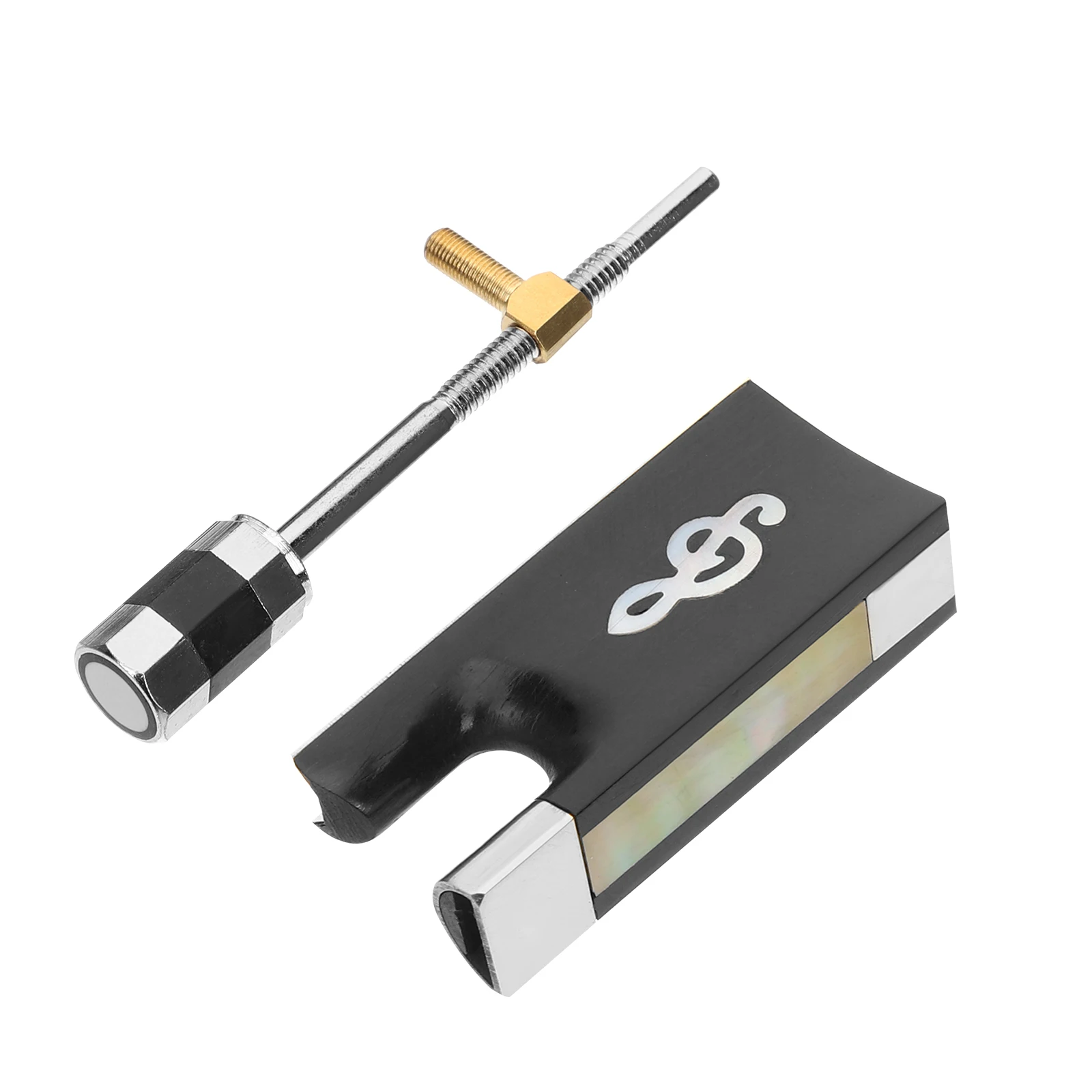 

Violin Tail Library Frog Bow Repair Part Accessories Replace Parts Metal Student