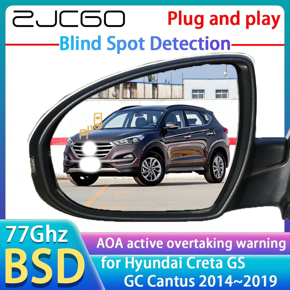 77GHz Radar Detector BSD Blind Spot Detective Alert Mirror Assistance Accessories For Hyundai Creta GS GC Cantus 2014~2019