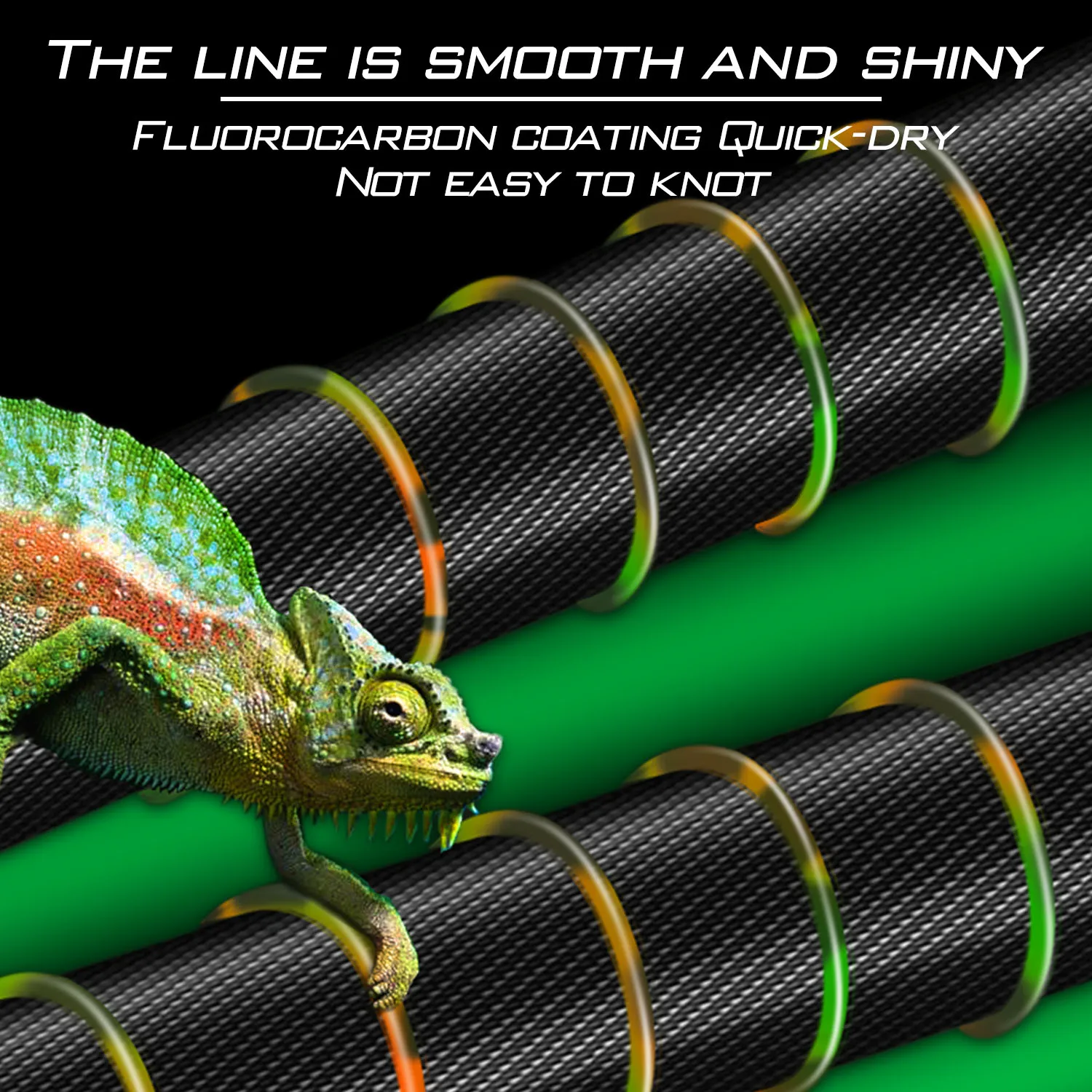 Sougayilang 520M Invisible Spoted Nylon Fishing Line Carp Fishing Line Monofilament Speckle Fishing Line Fluorocarbon Line image 3