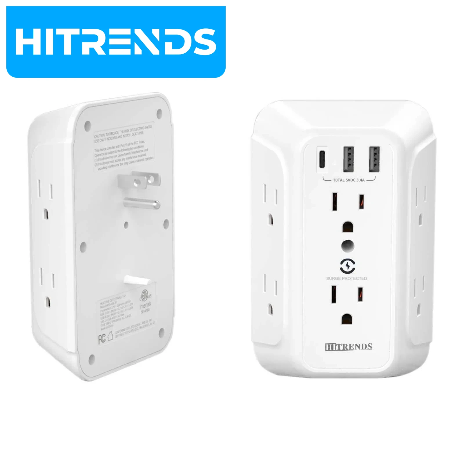Hitrends 6-Outlet W…
