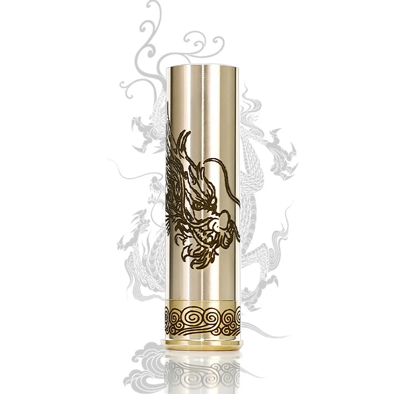 Portable Windproof Brass Kerosene Lighter Exquisite Carving Grinding Wheel Ignition Personality Originality Men\'s Gift Lighter