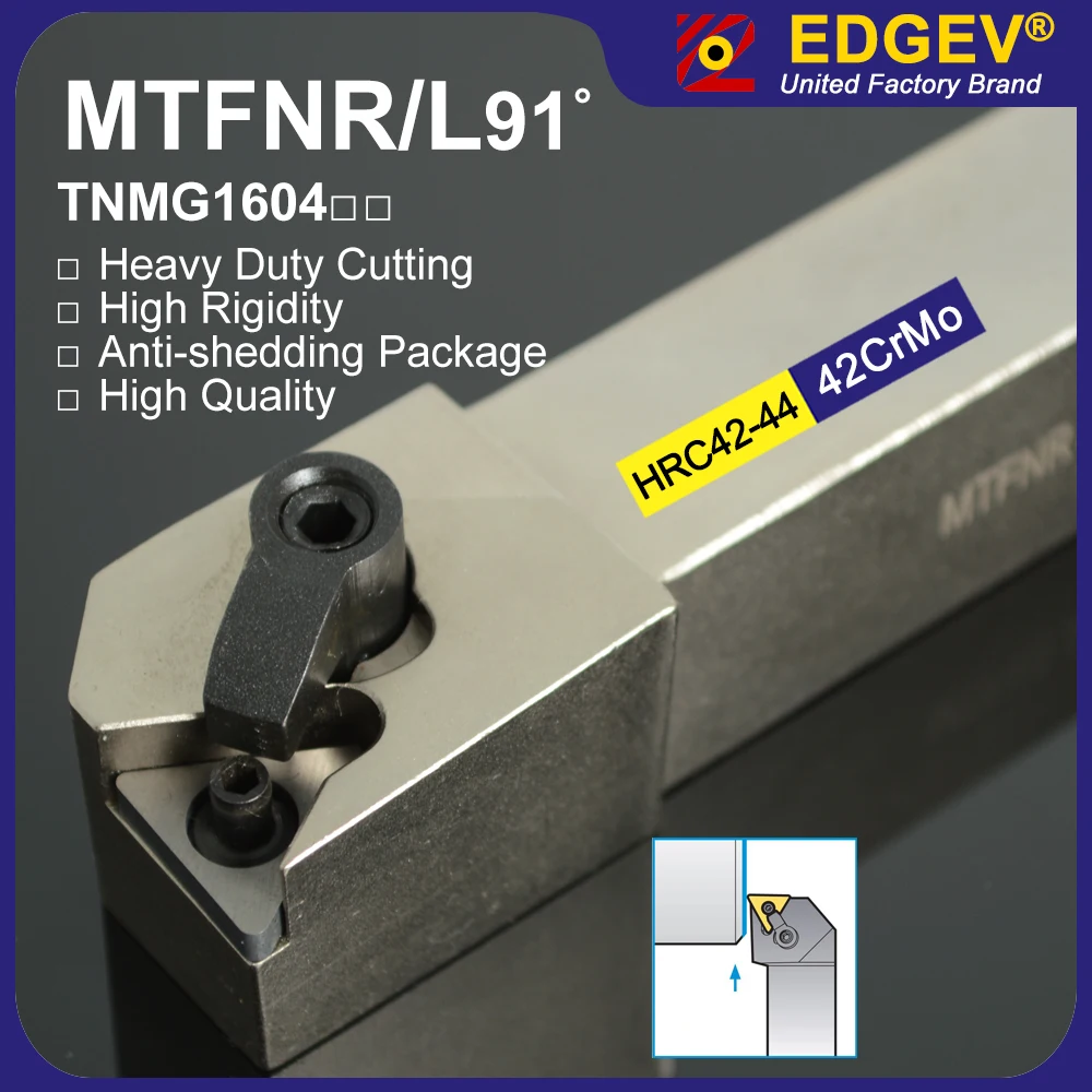 

MTFNR MTFNL Metal Lathe Cutter Bar MTFNR1616 MTFNR2020K16 MTFNR2525M16 MTFNR3232 MTFNL2020K16 Turning Tool Holder for TNMG160404