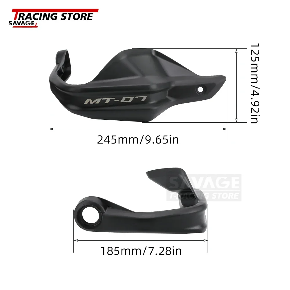 2024 MT-07 FZ-07 Moto Guidon Handguards Pour Yamaha trucs 07 FZ 07 Bouclier Coupe-Vent Poignée Garde Protecteur Accessoires 07