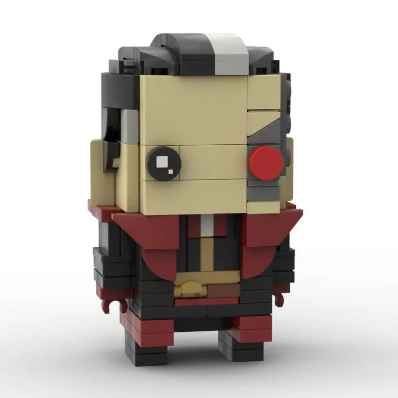 معركة مدينتين Moc Brickheadz Arcane Series Jinx Vi Ekko Chilko اليدوية بنة صغيرة نموذج جمع مجموعات الالعاب هدية