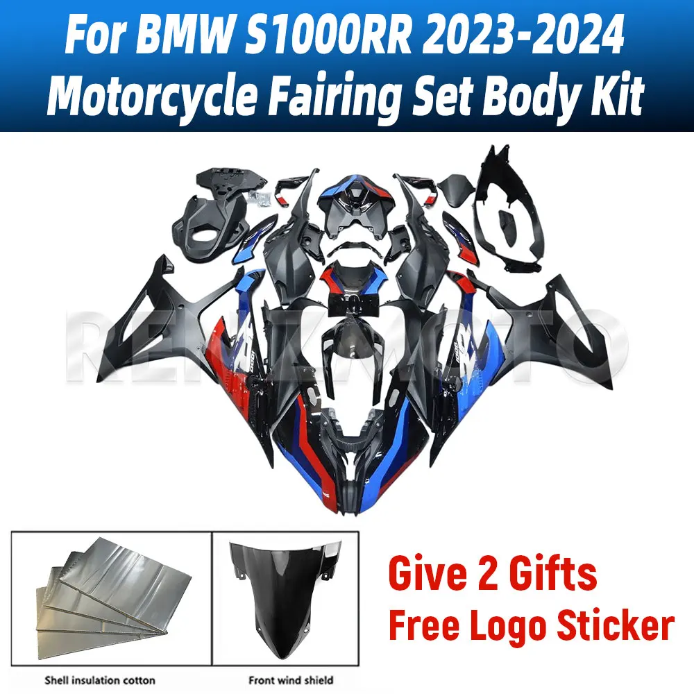 

For BMW S1000RR 2023-2024 New ABS Motorcycle Bike Fairings Set Body Kit Bodywork Set Shell Injection B1023-103a