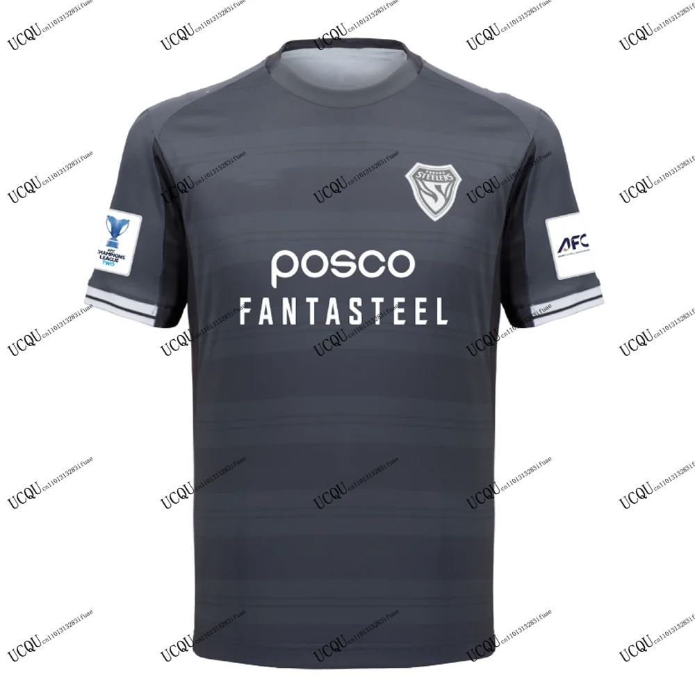 K1 South Korea Steelers 2025-26 New Arrival Pohang 3D Printed Patterns Home Away Football Jerseys Meet Fumble T-Shirts Adult KID