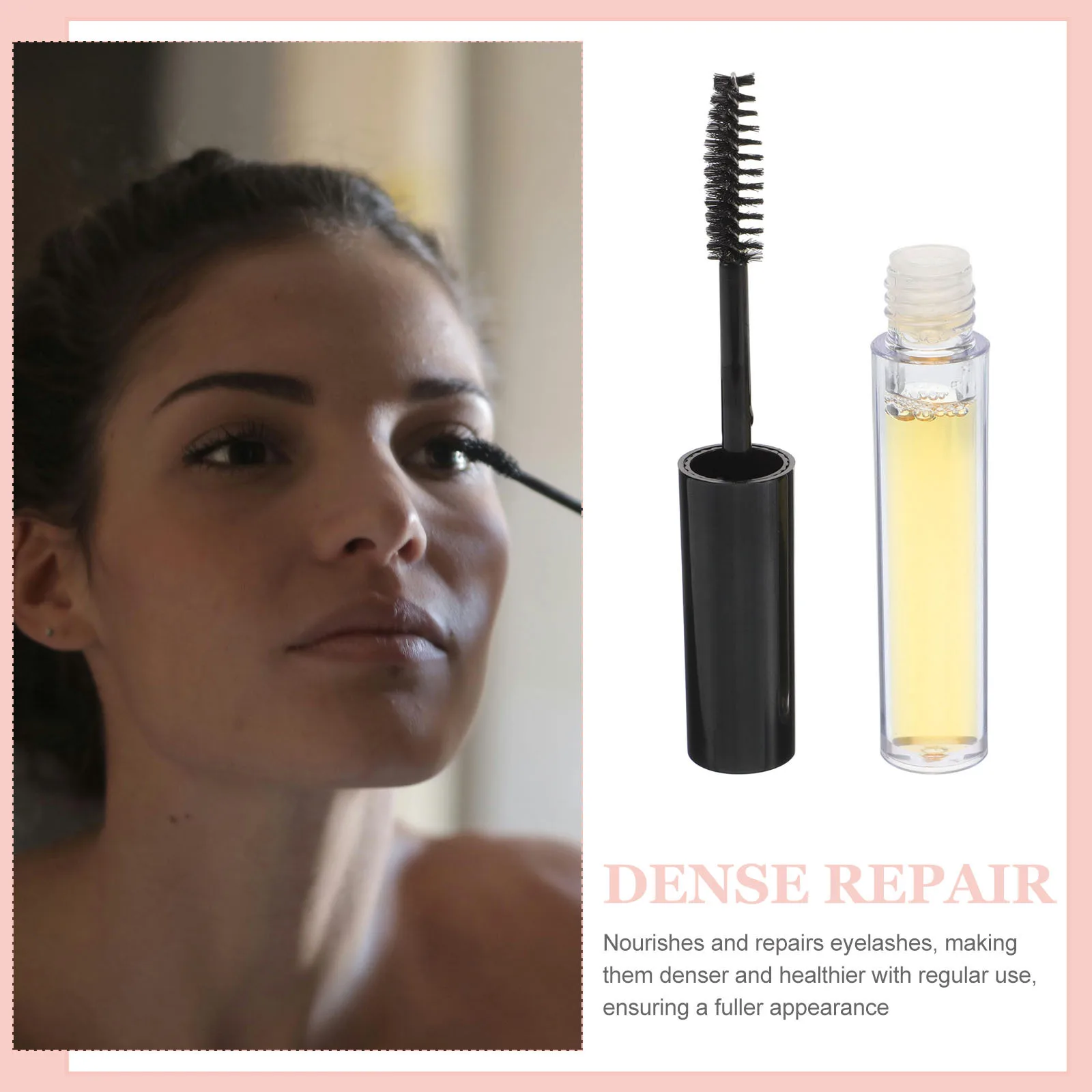 سائل العناية بالرموش مع رأس فرشاة فريد من نوعه لتأثير الشباك، مصل إصلاح كثيف، رموش غير مهيجة تدوم طويلاً #5