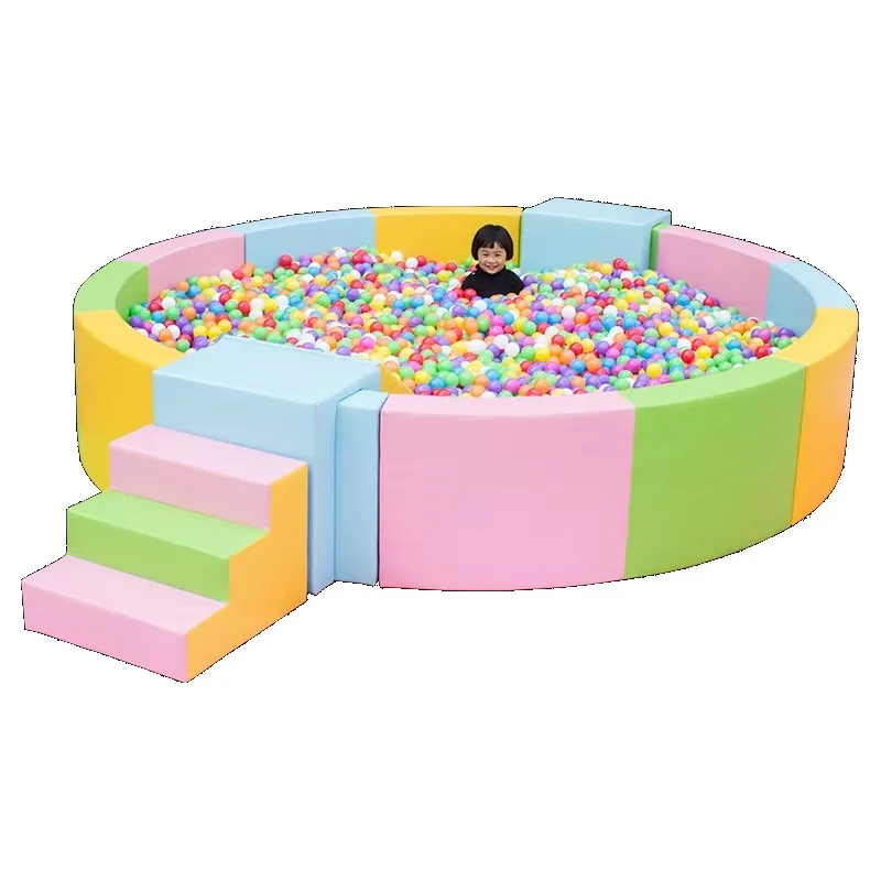 High-quality customized children's ball pool colorful soft play ocean ball pool children's indoor playground game ball pit