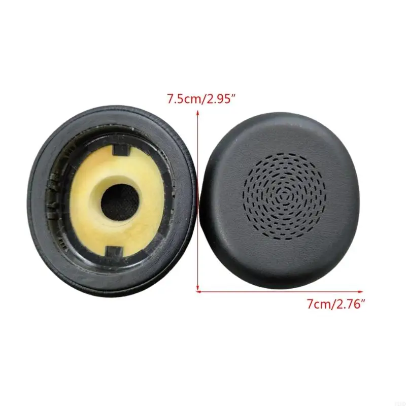 Almohadillas para los oídos J1HD suaves y duraderas, fundas para auriculares Evolve2 75, almohadillas para los oídos para uso