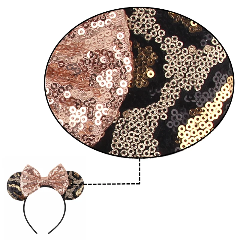 Schönheitsmädchen und das Biest Haarbänder für Mädchen, verzauberte Rosenohren, Haaraccessoires, Damen, Festival, niedliche Krone, Schleifen-Stirnband für Kinder – Detail 4
