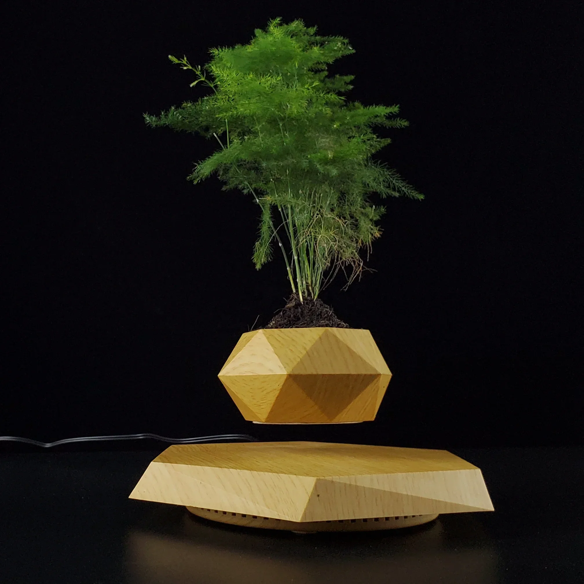 Levitating Pot Rotating Floating Plant Pot Creative and Unique Gifts Bonsai Potted Home Decoration