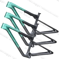 Nuovo telaio in carbonio 29ER Full Suspension Mountain Bike Frameset UD BSA XC MTB bicicletta da viaggio 100mm con reggisella 30.9*420mm