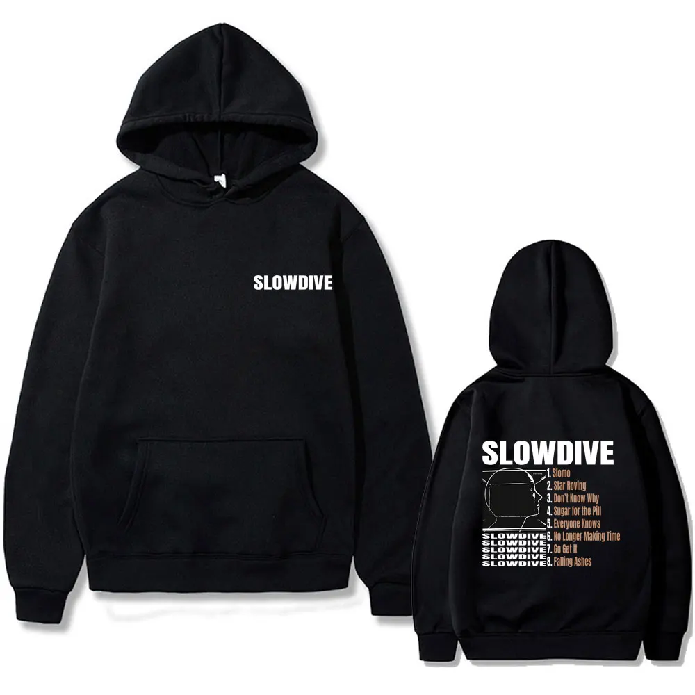 

Rock Band Slowdive Album Graphic Hoodie Men's Fashion Vintage Music Pullover Men Women Casual Oversized Fleece Cotton Hoodies