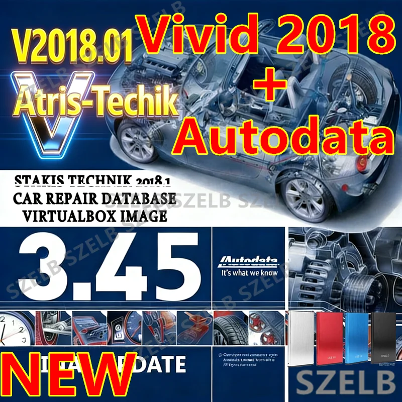 

Newest Auto Repair Autodata 3.45 Software + Vivid 2018 (Atris-Technik) Vivid Workshop DATA 2018.01 for European Cars information