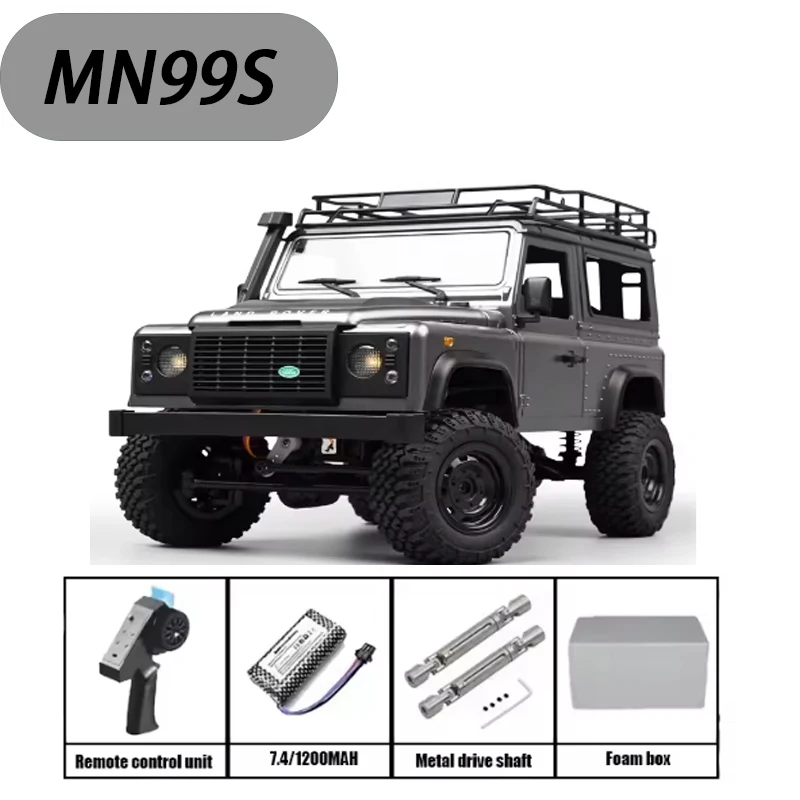 

New MN-99S V2 RTR Version RC Car 2.4G 4WD RC Rock Crawler D90 Defender Pickup Remote Control Truck MN 99S Toys Gifts