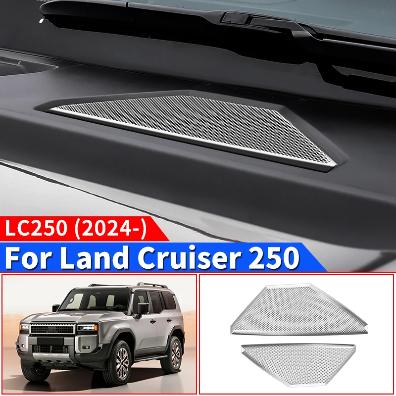 For Toyota Land Cruiser 250 2024 Engine Compartment Heat dissipation Air Vent Cover LC250 Interior upgraded Accessories Tuning