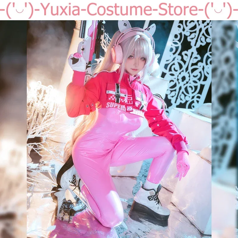 Anime!Game NIKKE The Goddess Of Victory Alice Jumpsuits Lovely Uniform Cosplay Costume Halloween Party Outfit Women S-XXL