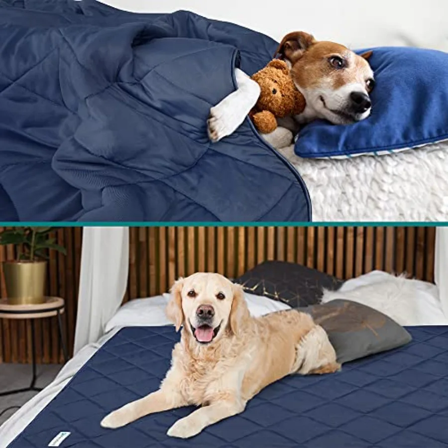 Premium Cooling Dog Blanket Lightweight Fluffy Pet Throw Blanket Bed Cover for Dogs, Cat, Puppies Pet Blanket Furniture Protect - view 2