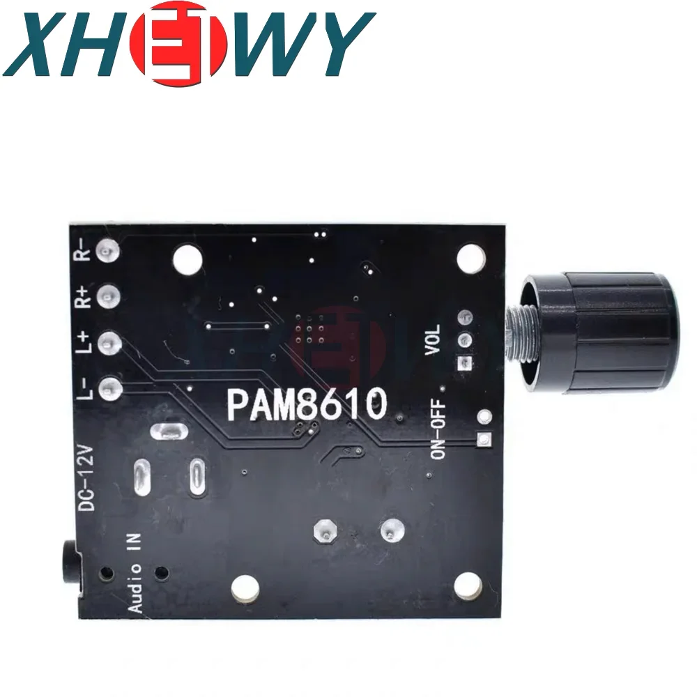 PAM8610 dual channel 12V high-definition power amplifier board, pure digital power amplifier 15W * 2 high-power amplifier module