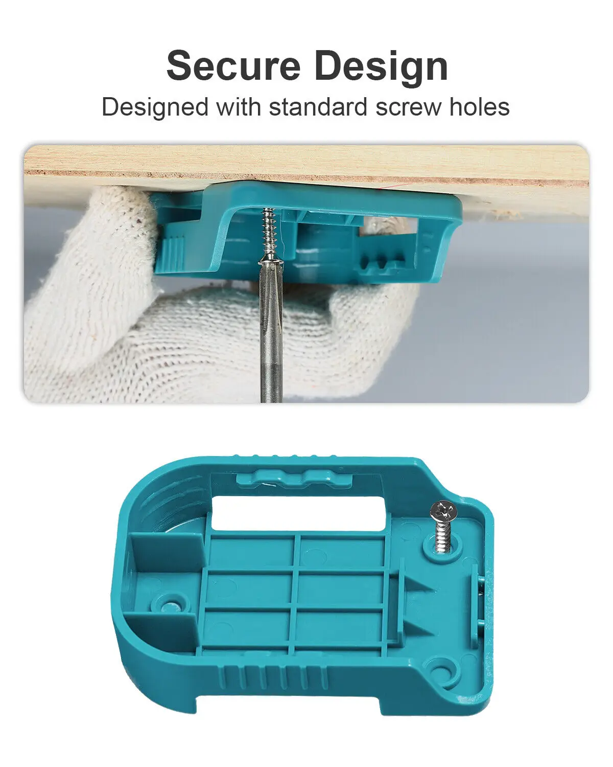 Imagem -03 - Estojo do Suporte da Cremalheira do Armazenamento da Bateria Dispositivos de Fixação Ferramentas Elétricas Makita Bosch 14.4v 18v 10 Pcs Pcs