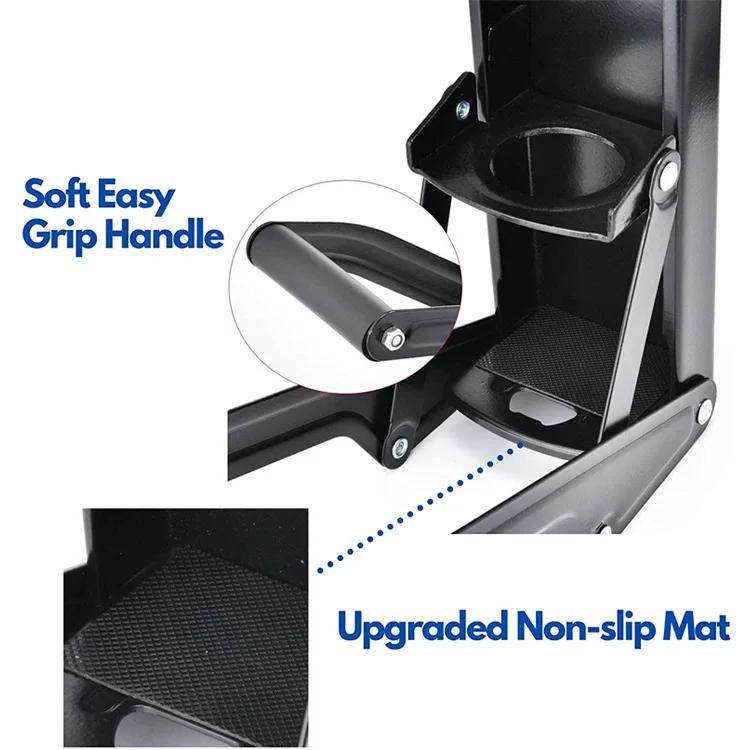 16 أوقية يمكن كسارة الحائط اليد قابلة للسحب آلة الضغط آلة تسطيح فتح صانع زجاجات فحم الكوك