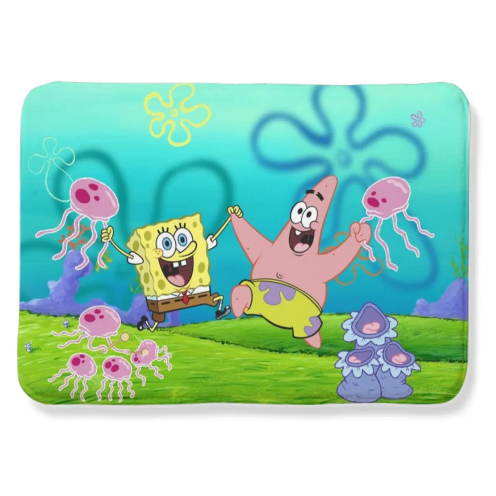 SpongeBob SquarePants Large Size Living Room Rug Light Luxury Sofa Floor Mat Full Shop Home Room Bedroom