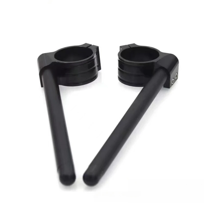 Motorcycle Handlebars Handle Bar Cafe Racer Clip On Ons Fork 31 32 33 35 36 37 38 39 40 41 43 45 47 48 50 51MM Rised Riser Clamp