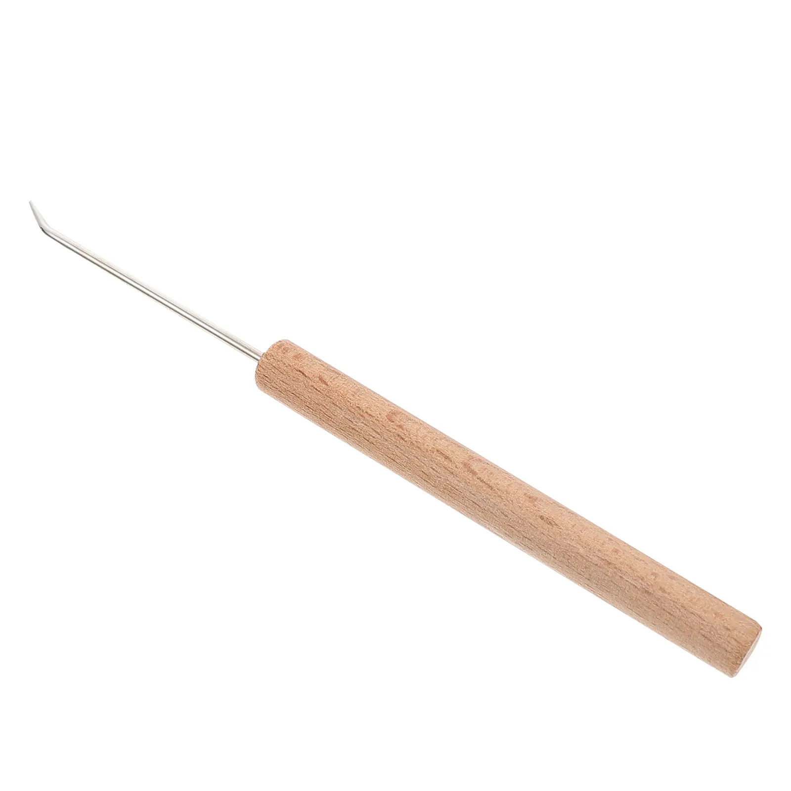 

Wooden Crochet Hooks Kit Light Brown Needles DIY Crafts Home Use Knitting Tools Sweaters Scarves Projects Handmade Gifts