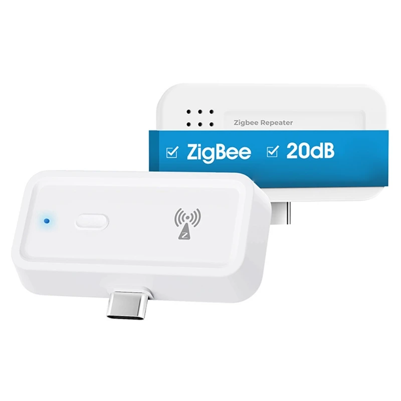 New Tuya Smart Home Zigbee Repeater Type-C Extender Signal Expansion Transmission Repeater Gateway Wireless Bridge