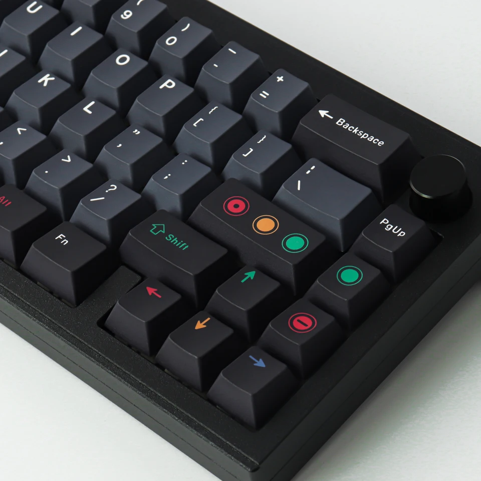 Gmk-メカニカルキーボード用のブラックライトキーキャップ、pbtキー