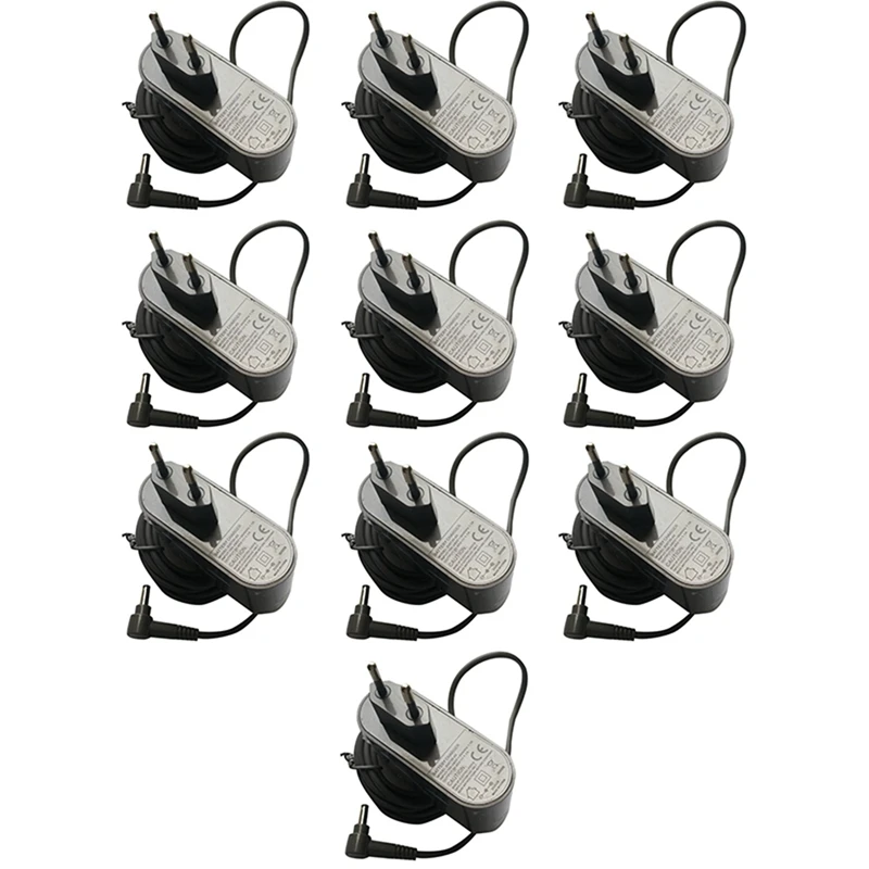 

Hot 10X Suitable For Dyson Dyson V10 Vacuum Cleaner Charger 30.45V-1.1A Vacuum Cleaner Power Adapter-EU Plug